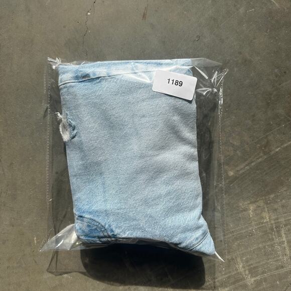 Pacsun Dad Jeans Women's Size 27 Light Blue Distressed Straight Cut Jeans - Picture 8 of 8